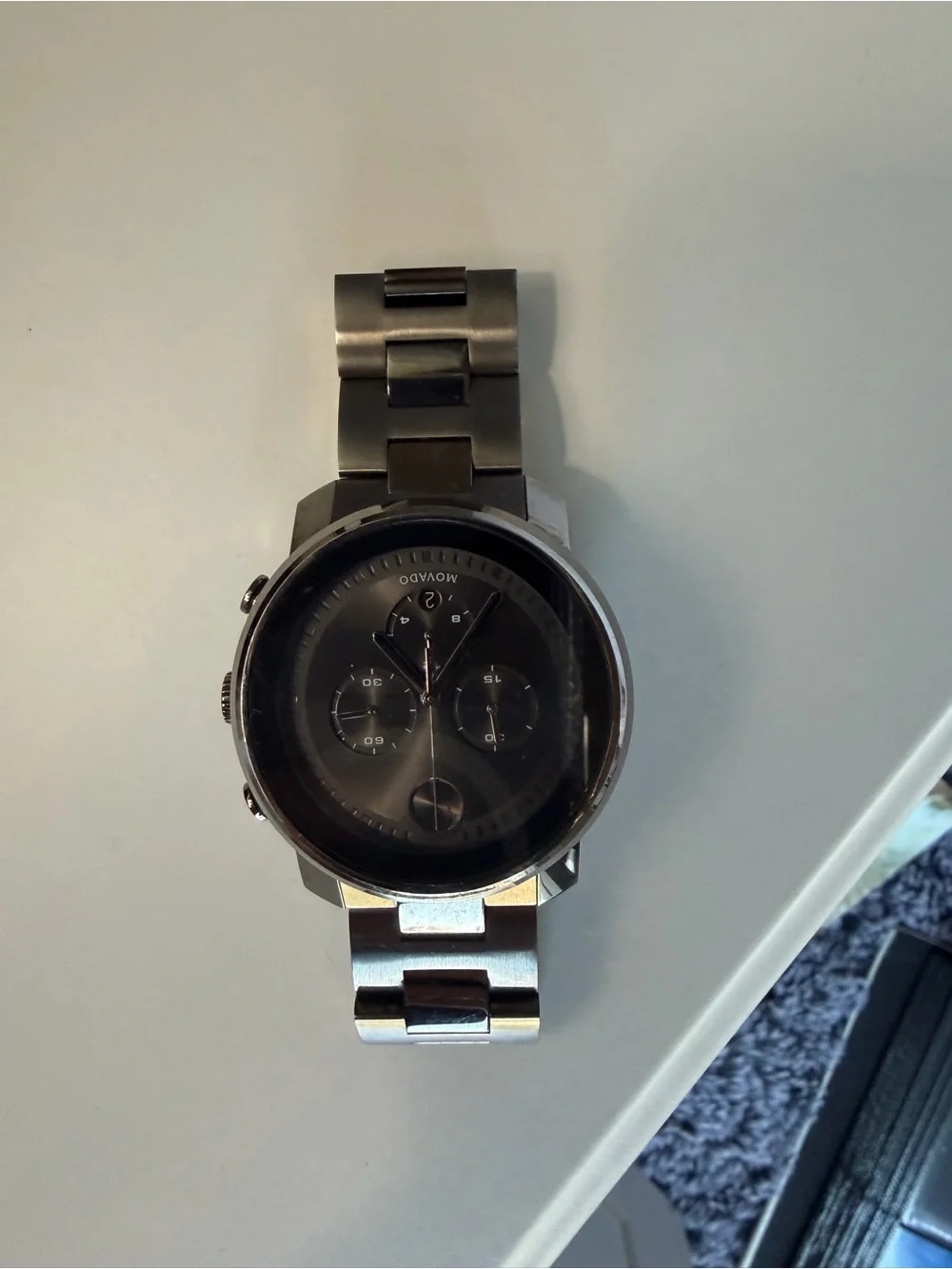 Movado chronograph black